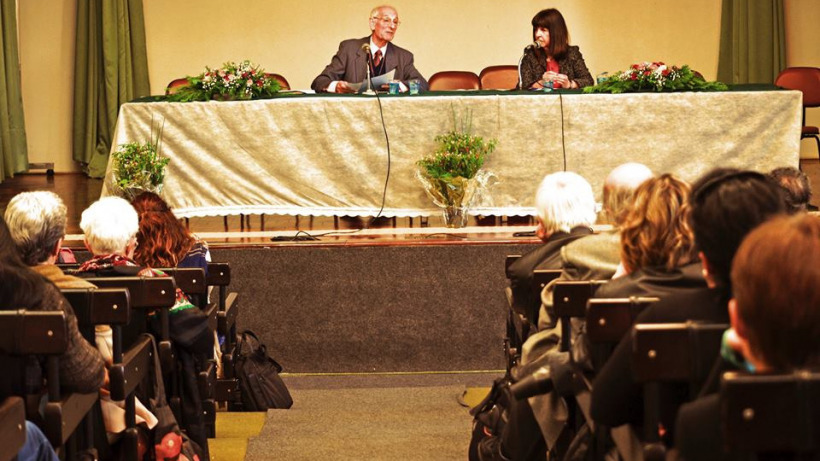 Ruth Fine with Agustín Redondo